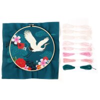 GRAINE CREATIVE Punch Needle Kit 25cm GC-420340 Grue japonaise