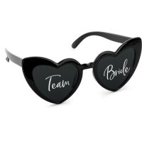 PARTYDECO Lunettes 14.8x6x13.5cm OKR33 Team Bride noir