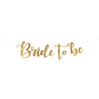 PARTYDECO Guirlande 80x19cm GRL85-019M Bride to be,...