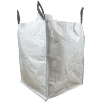 dm-folien Big Bag mit Schürze & Auslauf, 900 x 900 mm, weiss