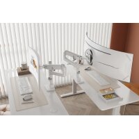 DIGITUS Monitorhalterung, Tragkraft: 27 kg, weiss