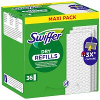 Swiffer Serpillère sèche, pack de recharge...