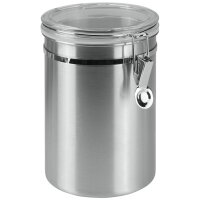 metaltex Boîte de conservation, 2,0 L, rond, inox, argent