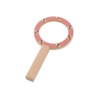 JABADABADO Loupe abeilles C2577 en bois, rose