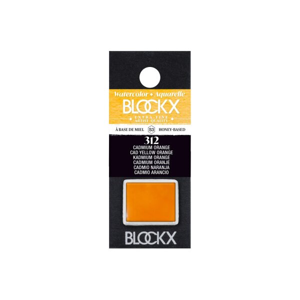 BLOCKX Aquarellfarbe 1.5ml 41312BXC kadmiumorange