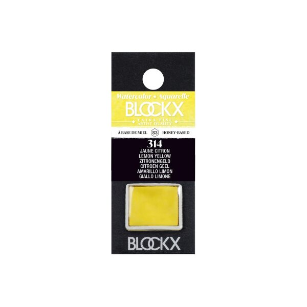 BLOCKX Couleurs aquarelle 1.5ml 41314BXC jaune citron