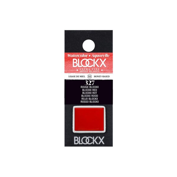BLOCKX Couleurs aquarelle 1.5ml 41327BXC Blockx rouge