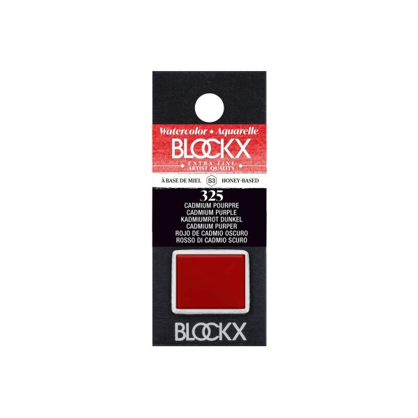 BLOCKX Couleurs aquarelle 1.5ml 41325BXC rouge de cadmium foncé