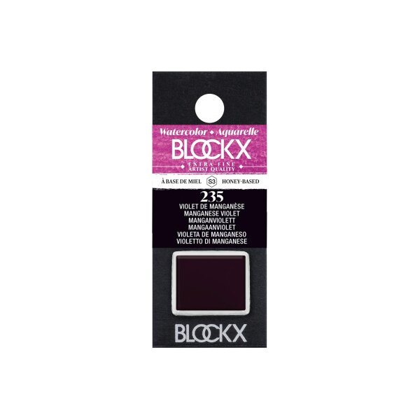 BLOCKX Couleurs aquarelle 1.5ml 41235BXC violet de manganèse