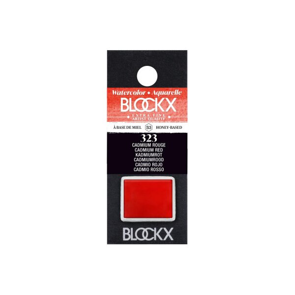 BLOCKX Couleurs aquarelle 1.5ml 41323BXC rouge de cadmium
