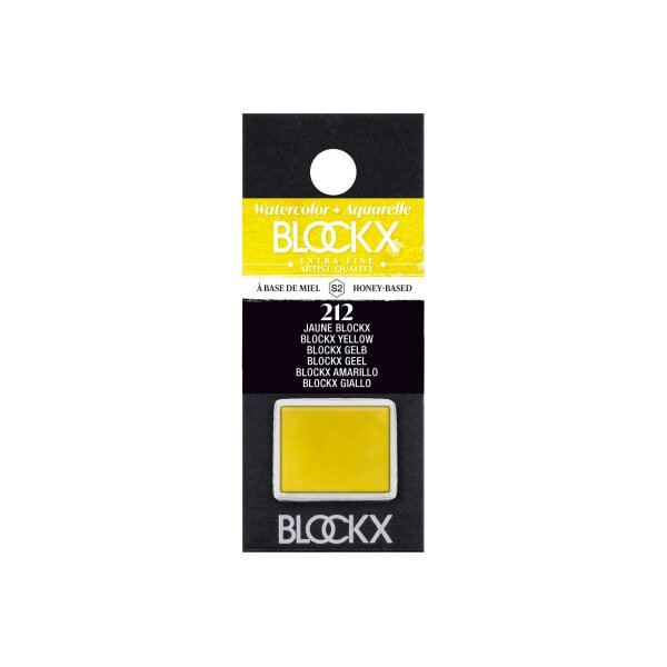 BLOCKX Couleurs aquarelle 1.5ml 41212BXC jaune Blockx