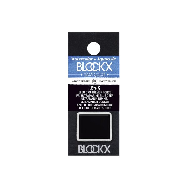 BLOCKX Couleurs aquarelle 1.5ml 41253BXC bleu outremer foncé