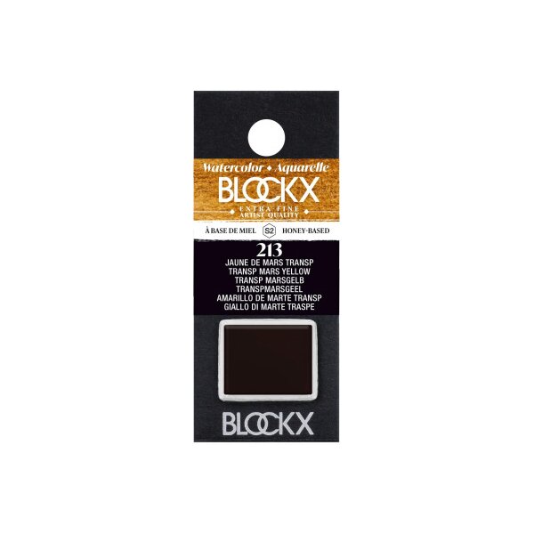 BLOCKX Couleurs aquarelle 1.5ml 41213BXC jaune Mars transparent