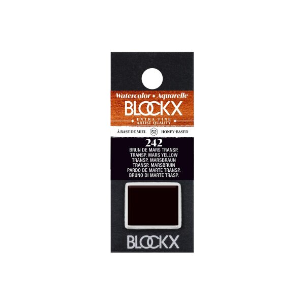 BLOCKX Couleurs aquarelle 1.5ml 41242BXC brun Mars transparent