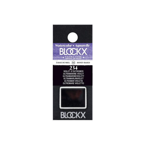BLOCKX Couleurs aquarelle 1.5ml 41234BXC violet outremer