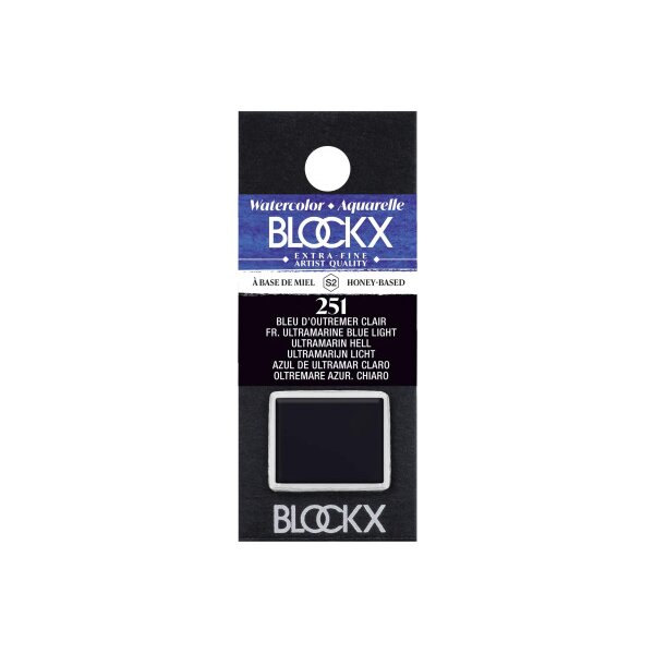 BLOCKX Couleurs aquarelle 1.5ml 41251BXC bleu outremer clair