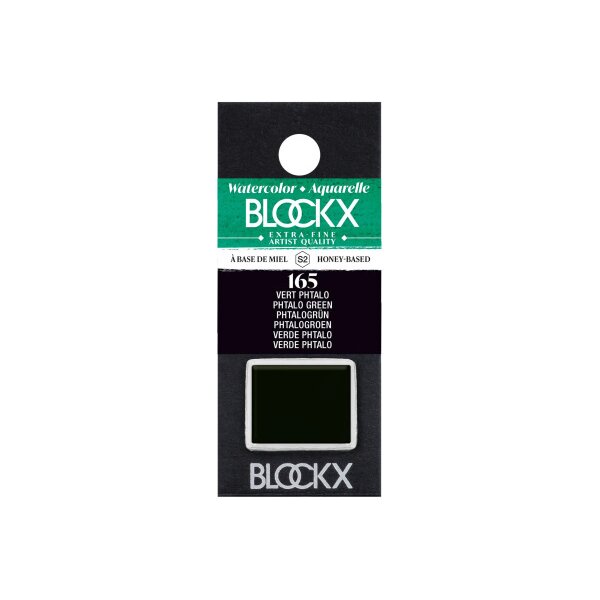 BLOCKX Couleurs aquarelle 1.5ml 41165BXC vert de phtal