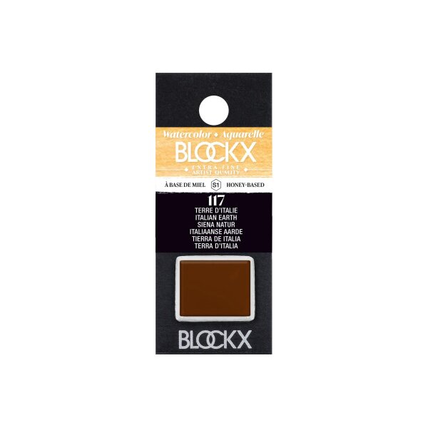 BLOCKX Couleurs aquarelle 1.5ml 41117BXC sienne naturelle