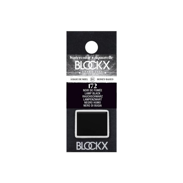 BLOCKX Couleurs aquarelle 1.5ml 41172BXC noir de lampe