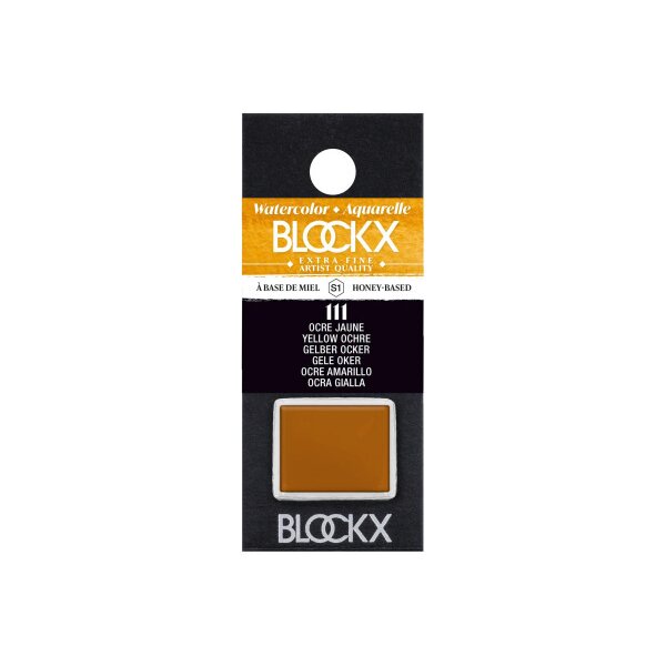 BLOCKX Aquarellfarbe 1.5ml 41111BXC ockergelb