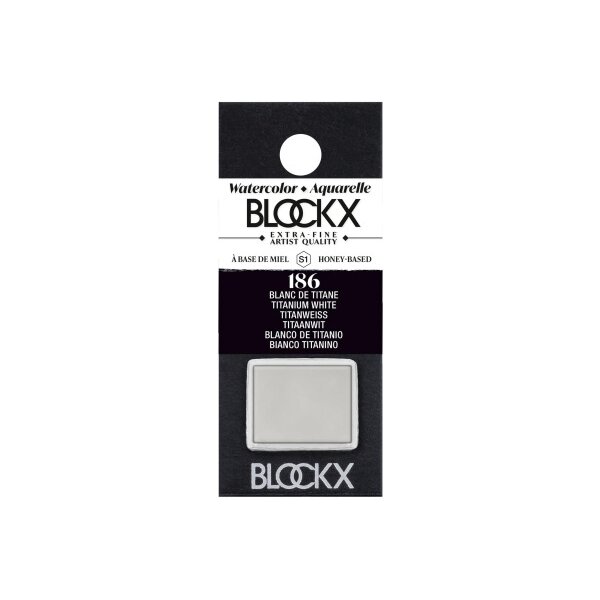 BLOCKX Couleurs aquarelle 1.5ml 41186BXC blanc de titane
