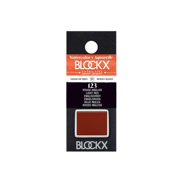 BLOCKX Couleurs aquarelle 1.5ml 41123BXC rouge anglais