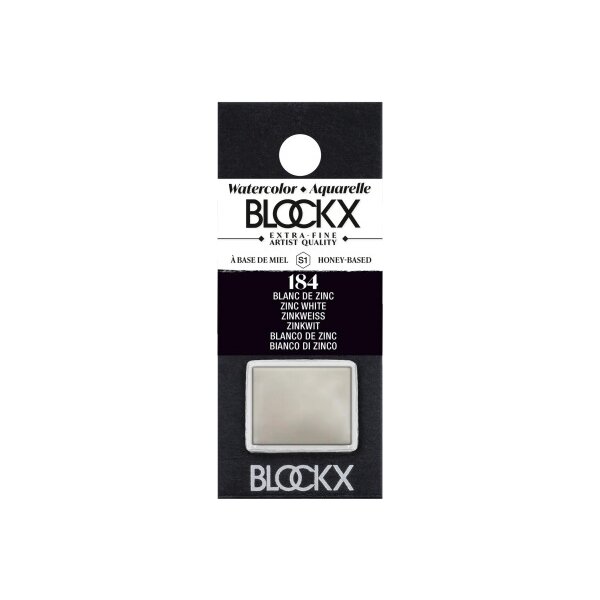 BLOCKX Couleurs aquarelle 1.5ml 41184BXC blanc de zinc