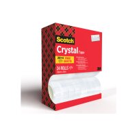 SCOTCH Crystal Tape 19mmx33m 6-1933VP24 transparent 24...
