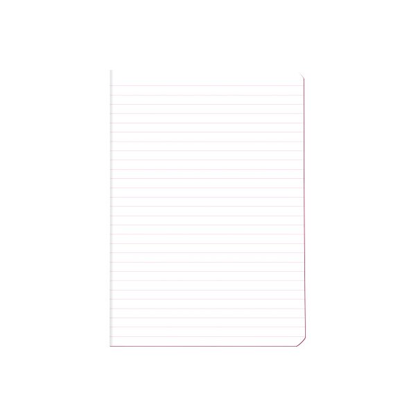 RHODIA Carnet de notes Couleurs A5 118679C rouge, lign&eacute; 80 feuilles