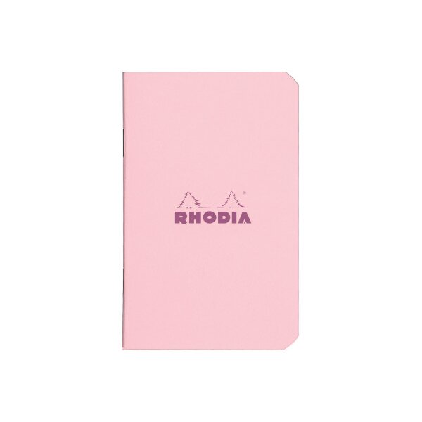 RHODIA Carnet de notes Couleurs A7 119108C rose, lign&eacute; 80 feuilles