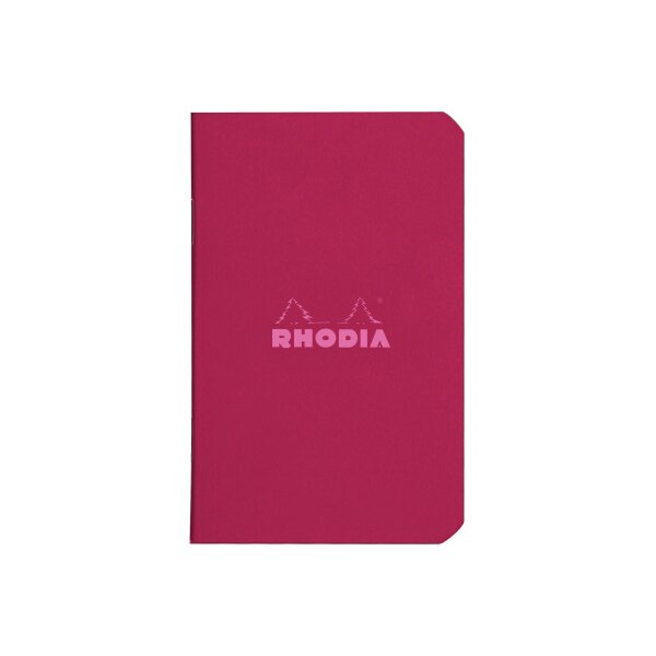 RHODIA Carnet de notes Couleurs A7 119107C rouge, lign&eacute; 80 feuilles