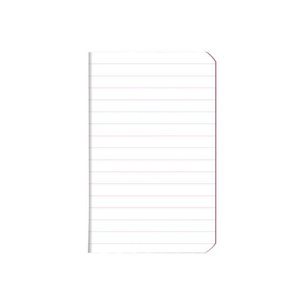 RHODIA Carnet de notes Couleurs A7 119107C rouge, lign&eacute; 80 feuilles