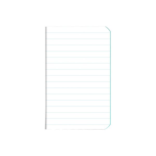 RHODIA Carnet de notes Couleurs A7 119106C bleu, lign&eacute; 80 feuilles