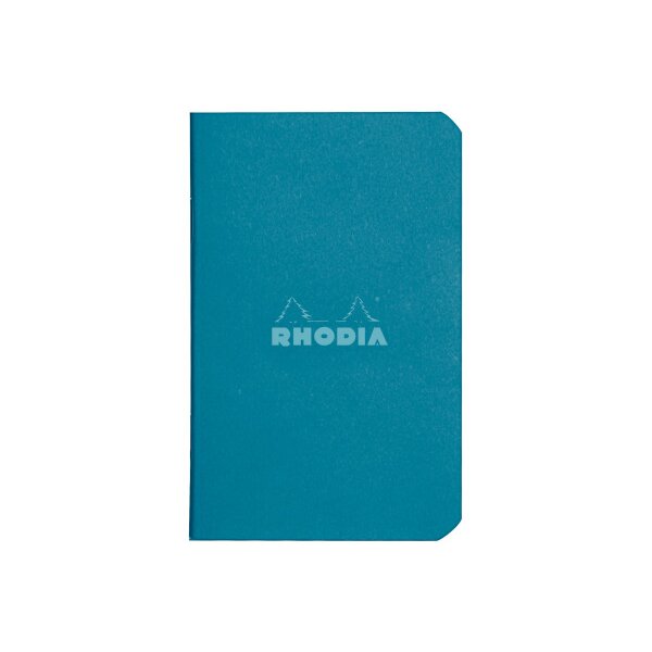 RHODIA Carnet de notes Couleurs A7 119105C vert, lign&eacute; 80 feuilles