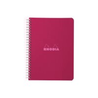 RHODIA Spiralblock Couleurs A5 118115C rot, kariert 60 Blatt