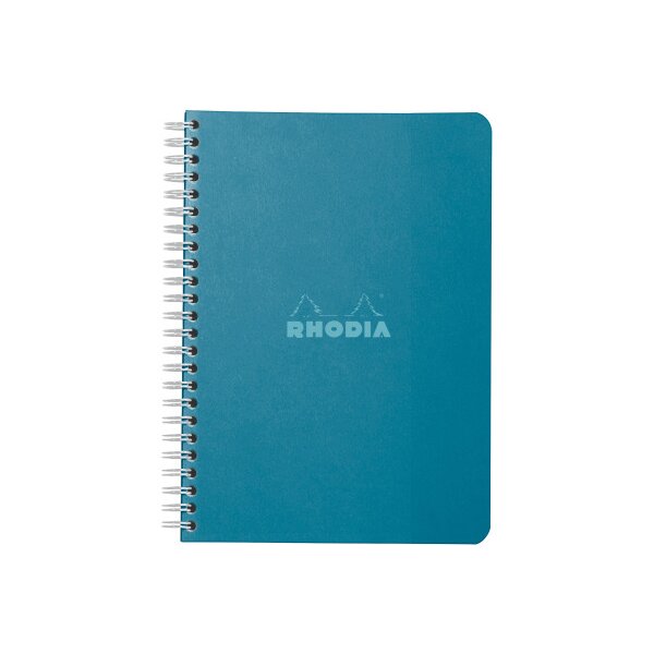 RHODIA Spiralblock Couleurs A5 118077C gr&uuml;n, kariert 60 Blatt