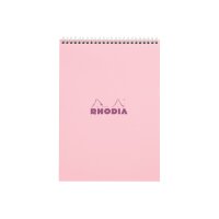 RHODIA Spiralblock Couleurs A4 118425C rosa, liniert 80...