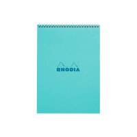 RHODIA Spiralblock Couleurs A4 118423C blau, liniert 80...