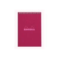 RHODIA Bloc à spirales Couleurs A5 118416C rouge,...