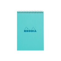 RHODIA Spiralblock Couleurs A5 118415C blau, liniert 80...