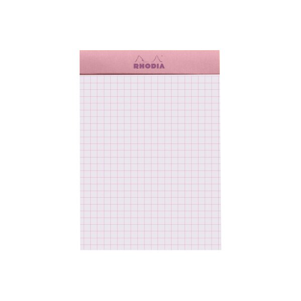 RHODIA Notizblock Couleurs Nr.13 A6 13303C rosa, kariert 80 Blatt