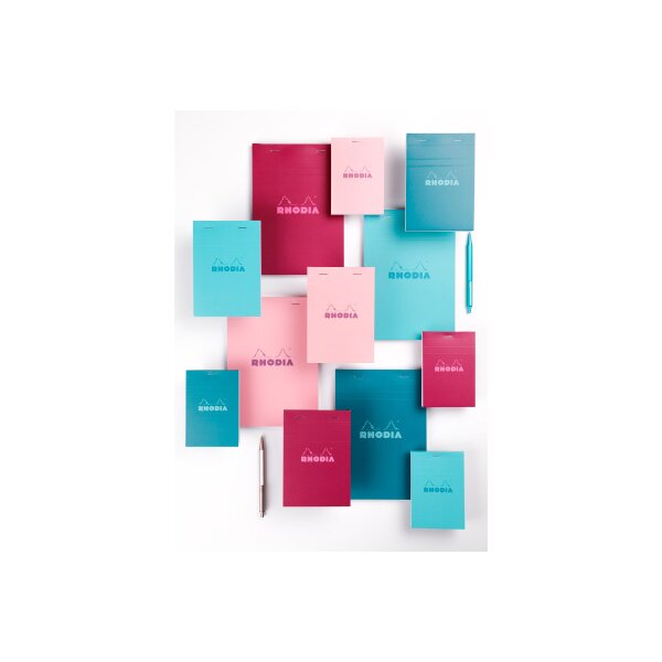 RHODIA Notizblock Couleurs Nr.13 A6 13300C gr&uuml;n, kariert 80 Blatt