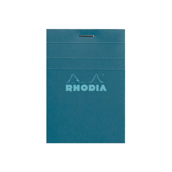 RHODIA Bloc-notes Couleurs n&deg; 11 A7 11296C vert, carreaux 80 feuilles
