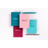 RHODIA Bloc-notes Couleurs n° 11 A7 11296C vert, carreaux 80 feuilles