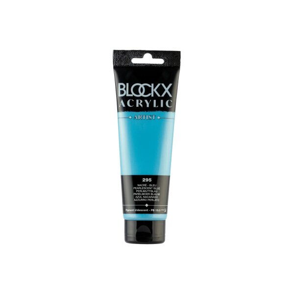 BLOCKX Acrylfarbe 120ml 60295BXC perlmuttblau