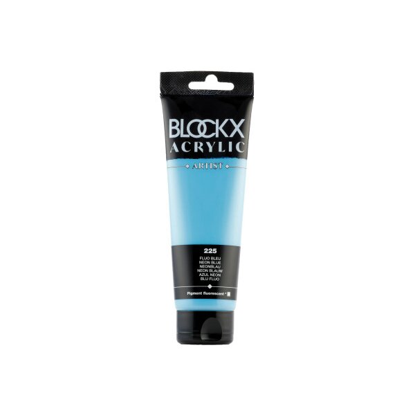BLOCKX Peinture acrylique 120ml 60225BXC bleu néon