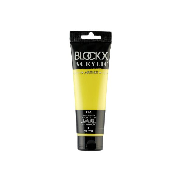 BLOCKX Peinture acrylique 120ml 60716BXC Blockx jaune