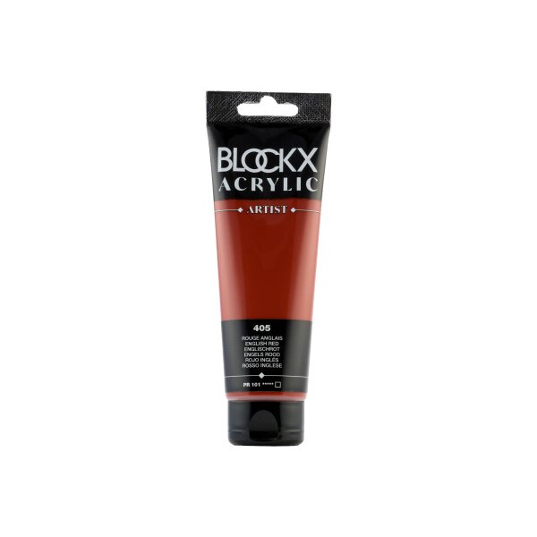 BLOCKX Peinture acrylique 120ml 60405BXC rouge anglais