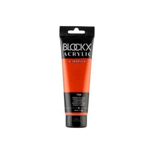 BLOCKX Peinture acrylique 120ml 60758BXC orange de Chine