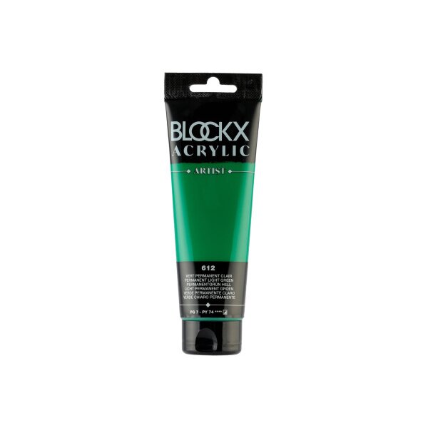 BLOCKX Acrylfarbe 120ml 60612BXC permanentgrün hell